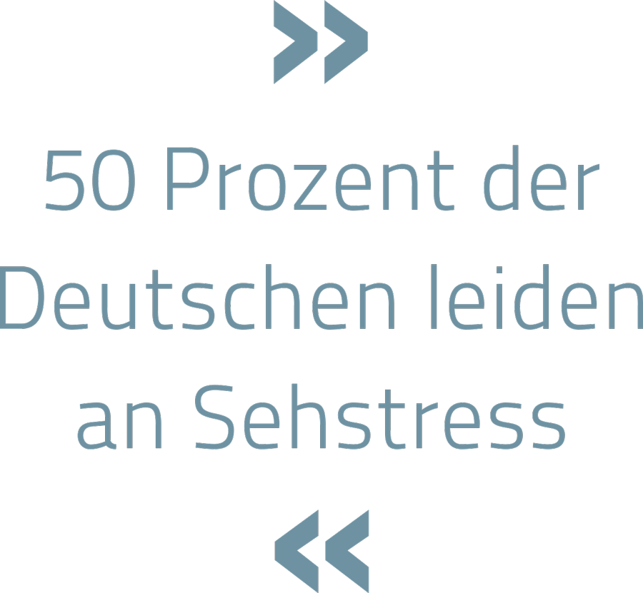 »50 Prozent der Deutschen leiden an Sehstress «